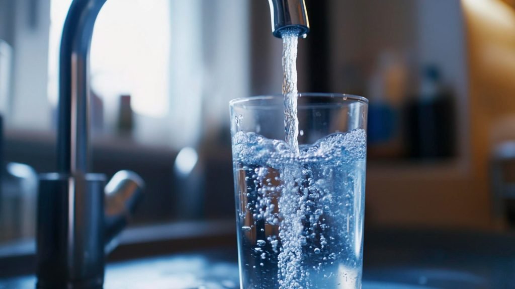 Crystal clear glass of filtered water representing Water Pure Texas’s no-pressure, informative consultation style